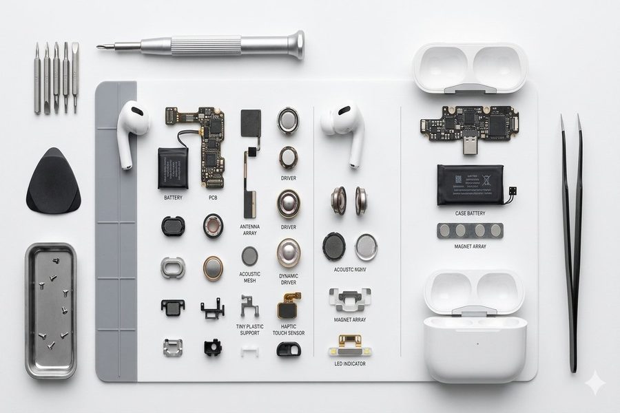 AirPods Pro Repair Delhi - Battery & Internal Components